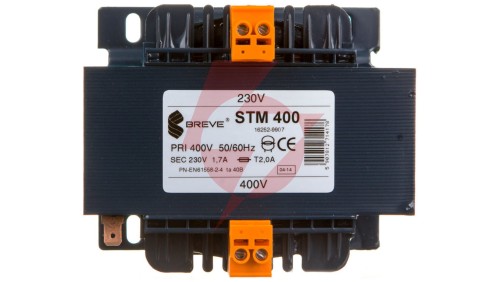Transformator 1-fazowy separacyjny STM 400 400/230V 1,7A, Ta 40, 16252-9907