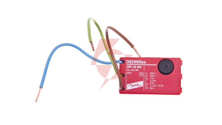 Ogranicznik przepięć do sieci jednofazowych 230V TT i TN Typ T3 (D) 3kA 1,5kV 255V (kapsułka do puszki i gniazda) DEHN flex M 25