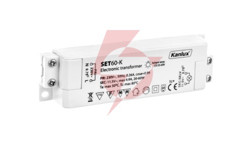 Zasilacz halogenowy 20-60W 240V 11.5V SET60-K 1425