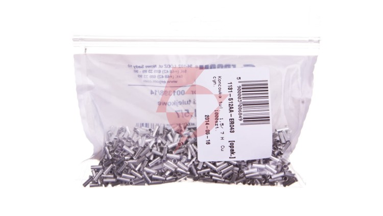 Końcówka tulejkowa H 1,5/7 E08KH-01010101800 /1000szt./