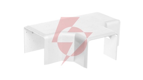 Trójnik 25.2x 20.2mm kremowo-biały LHD 25x20 8914