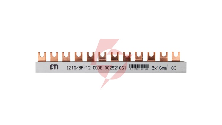 Szyna łączeniowa widełkowa 3P 100A 16mm2 (12 mod.) IZ16/3F/12 002921061