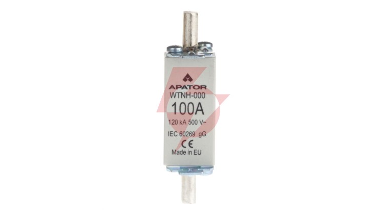 Wkładka bezpiecznikowa NH000 100A gG 500V WT-000 1115282113T