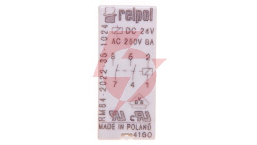 Przekaźnik miniaturowy 2Z 24V DC PCB AgNi RM84-2022-35-1024 600468 /20szt./