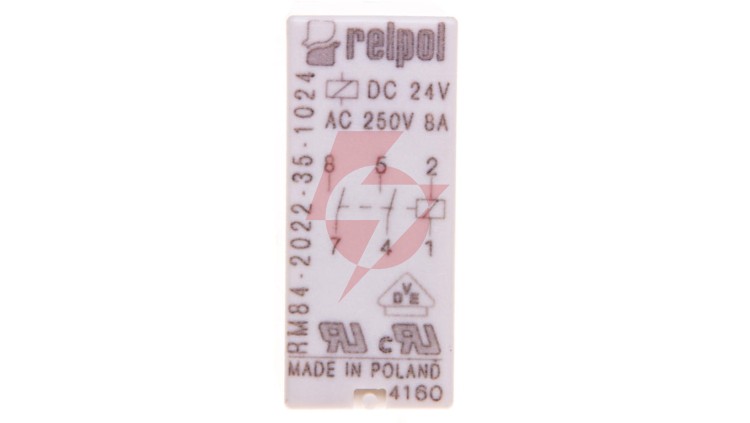 Przekaźnik miniaturowy 2Z 24V DC PCB AgNi RM84-2022-35-1024 600468 /20szt./