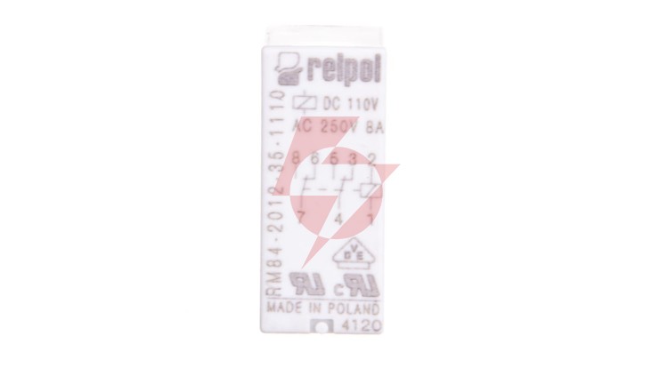 Przekaźnik miniaturowy 2P 110V DC PCB AgNi RM84-2012-35-1110 600339