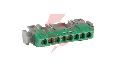 Listwa przyłączeniowa 8-otworów zielona IP2xZ-8 004832