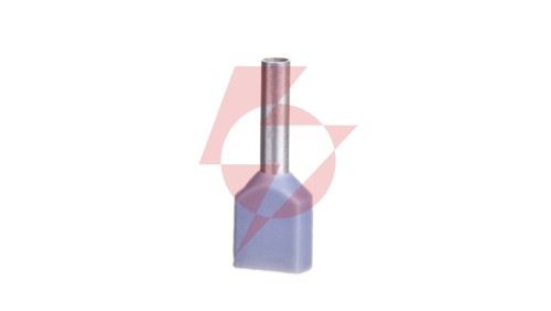 Końcówka tulejkowa izolowana TID 2x0,75mm2/8mm szara cynowana 00652 TID2x0,75L8 /100szt./