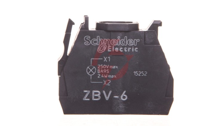 Zestaw świetlny O22 bez żarówki BA9S 250V ZBV6