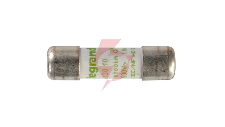 Wkładka bezpiecznikowa cylindryczna 10x38mm 10A aM 500V HPC 013010