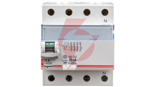 Wyłącznik różnicowoprądowy P 304 4P 25A 0,03A Typ F (HPI) SERII DX3 411694