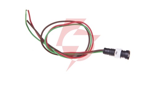 Lampka sygnalizacyjna 5mm czerwono-zielony 12-24V AC/DC KLP 5GR/24V 84405015