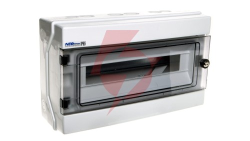 Rozdzielnica hermetyczna modułowa (500V AC ,1000V DC) 1x18 natynkowa IP65 RH-18/Z (z zamkiem) 36.19