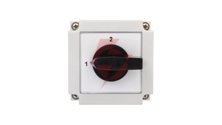 Łącznik krzywkowy 1-2 1P 10A w obudowie 4G10-54-PK R014 63-840347-011
