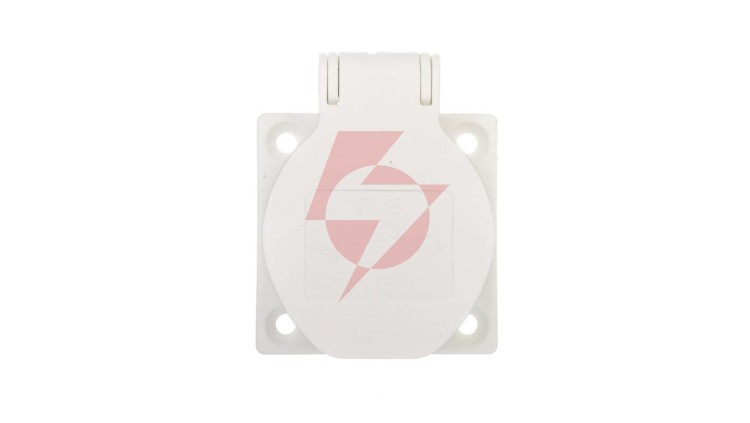 Gniazdo tablicowe 10/16A 2P+Z 230V białe IP54 1050-0ws