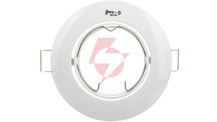 Oprawa punktowa 1x 50W IIIkl. 12V IP20 LUTO CTX-DT02B-W biała 02590