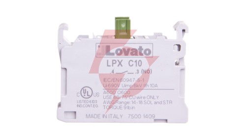 Styk pomocniczy 1Z zaciski śrubowe montaż do adaptera LPXC10