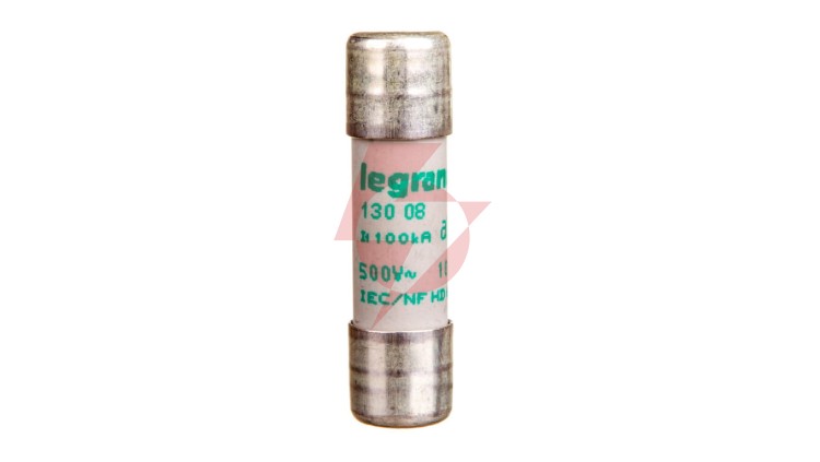Wkładka bezpiecznikowa cylindryczna 10x38mm 8A aM 500V HPC 013008