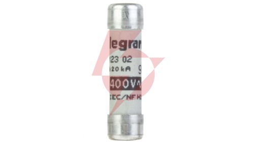 Wkładka bezpiecznikowa cylindryczna 8,5x31,5mm 2A gG 400V 012302