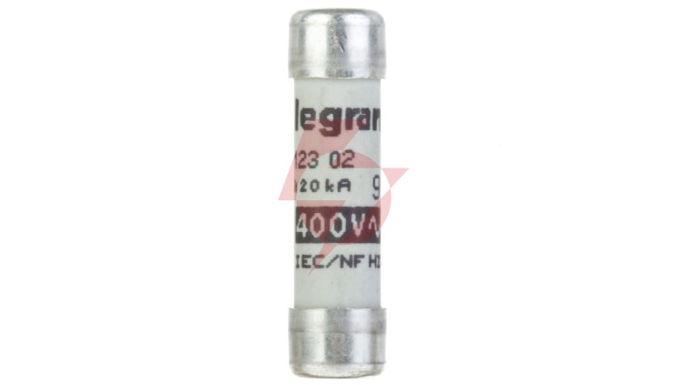 Wkładka bezpiecznikowa cylindryczna 8,5x31,5mm 2A gG 400V 012302
