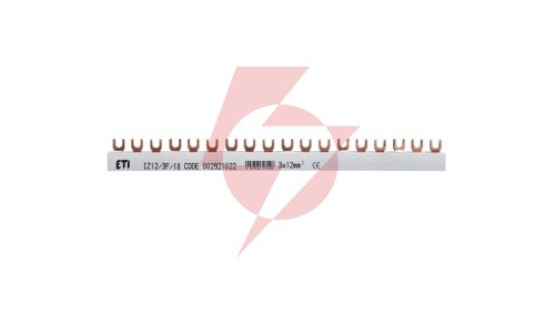 Szyna łączeniowa widełkowa 3P 80A 12mm2 (18 mod.) IZ12/3F/18 002921022