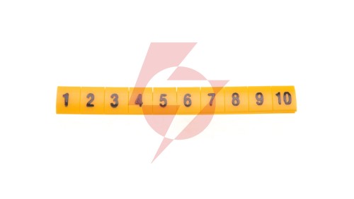 Oznacznik do złączek EZ-5/1-10 żółty R34RR-02050301200 /100szt./