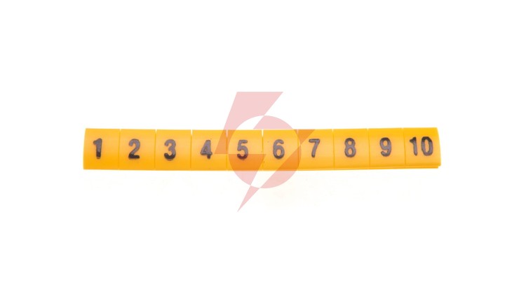 Oznacznik do złączek EZ-5/1-10 żółty R34RR-02050301200 /100szt./