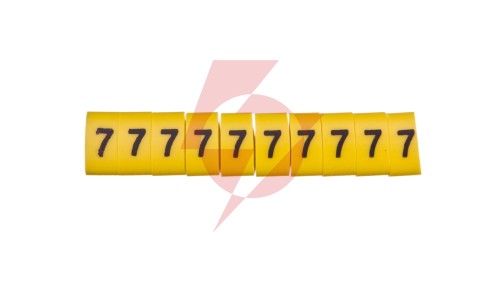 Oznacznik przewodów OZ-3/7 żółty E04ZP-01020500800 /100szt./