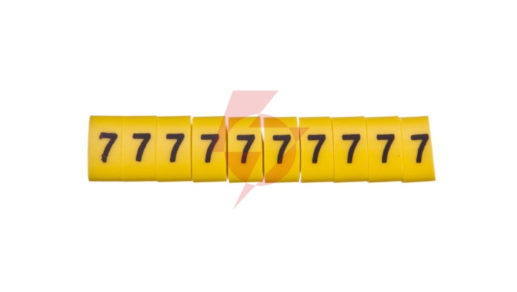 Oznacznik przewodów OZ-3/7 żółty E04ZP-01020500800 /100szt./
