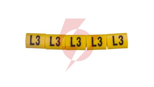 Oznacznik przewodów OZ-2/L3 żółty E04ZP-01020405000 /100szt./