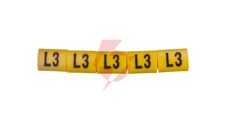 Oznacznik przewodów OZ-2/L3 żółty E04ZP-01020405000 /100szt./