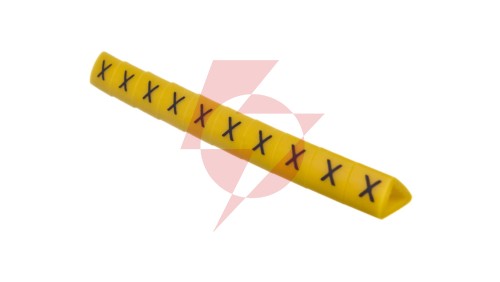 Oznacznik przewodów OZ-1/X żółty E04ZP-01020204600 /100szt./