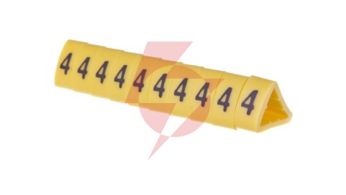 Oznacznik przewodów OZ-3/4 żółty E04ZP-01020500500 /100szt./