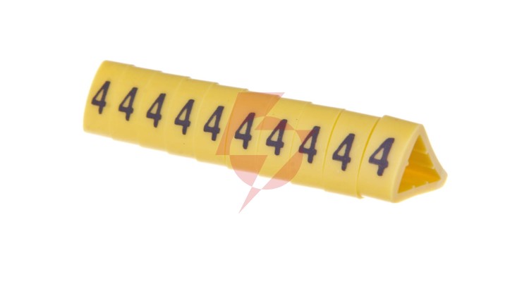 Oznacznik przewodów OZ-3/4 żółty E04ZP-01020500500 /100szt./