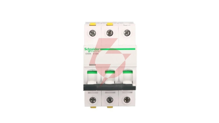 Wyłącznik nadprądowy 3P D 32A 6kA AC iC60N-D32-3 Acti9 A9F05332
