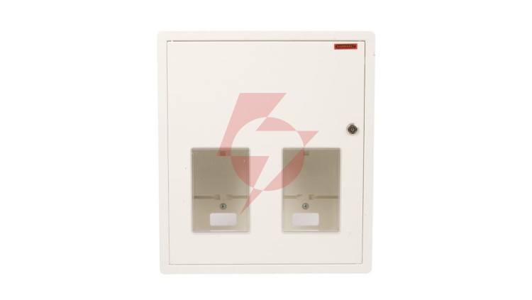 Szafka licznikowa podtynkowa 2-licznikowa 1-fazowe 12 modułów IP30 RW-1-2L-12 Z/O