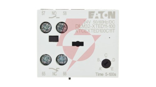 Elektroniczny moduł czasowy opoźnione odpodanie 0,05-100s 1Z 1R 24V AC/DC DILM32-XTED11-100(RA24) 104946
