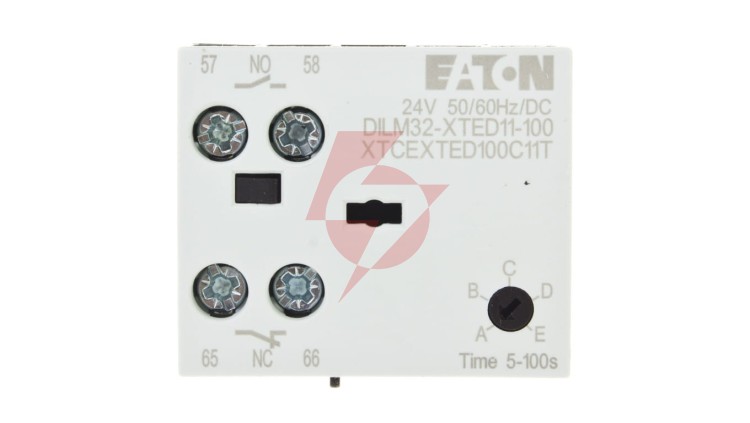 Elektroniczny moduł czasowy opoźnione odpodanie 0,05-100s 1Z 1R 24V AC/DC DILM32-XTED11-100(RA24) 104946
