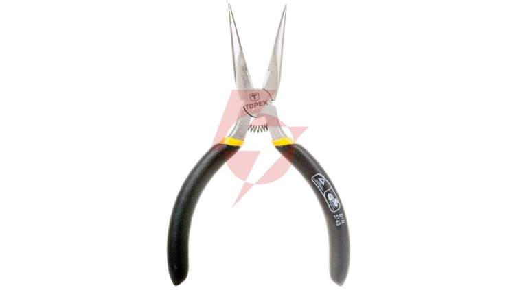 Szczypce precyzyjne wydłużone proste 130 mm 32D726
