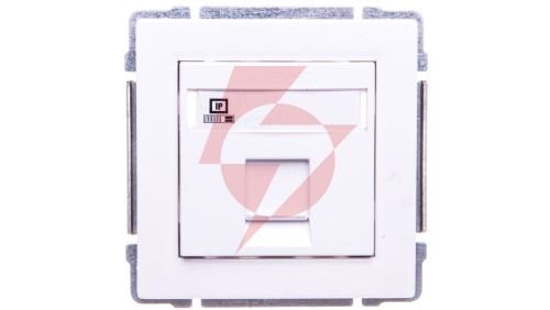 KOS66 Gniazdo komputerowe pojedyncze RJ45 MOLEX kat.5e nieekranowane białe 660465