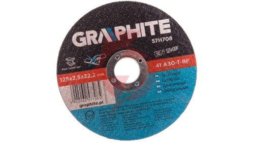Tarcza tnąca do metalu 125 x 2.5 x 22.2 mm, 41 A30-T-BF