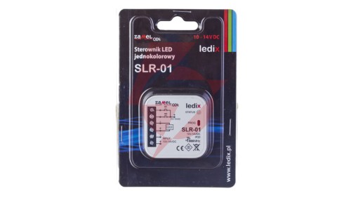 Sterownik LED jednokolorowy 0,22W 4A 10-14V DC IP20 SLR-01 LDX10000004