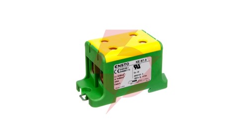 Zacisk rozdzielczy żółto/zielony Al/Cu 16-95 mm2 KE-67.3