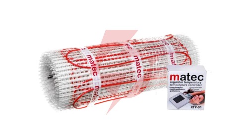 Zestaw grzejny jednostronnie zasilany STANDARD-PLUS 150W/m2 4m2 ZOJ-40 z regulatorem RTP-1 MTC10000027