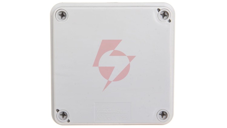 Puszka hermetyczna natynkowa 108x108x56mm IP65 szara PH-1A.1 28.11