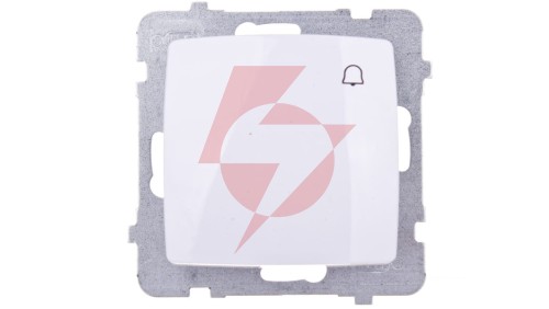 KARO Przycisk /dzwonek/ biały ŁP-6S/m/00