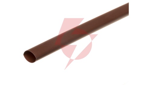 Rura termokurczliwa cienkościenna, odcinki 1m, CR 9,5/4,7 brązowa, 427556 /50szt./