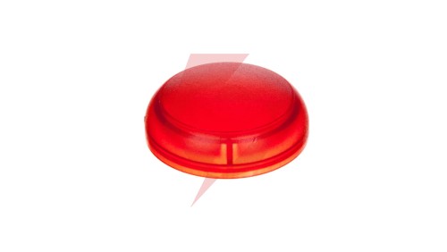Soczewka lampki 22mm płaska czerwona M22-XL-R 216454