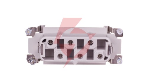 Wklad złącza 6P+PE żeński 35A 500V EPIC H-BS 6 BS 1-6 10171000