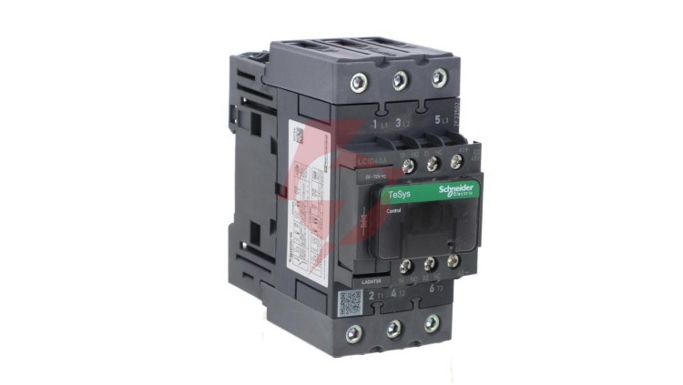 TeSys Deca Stycznik mocy 40A 3P 48V DC 1Z 1R (EVK) LC1D40AED